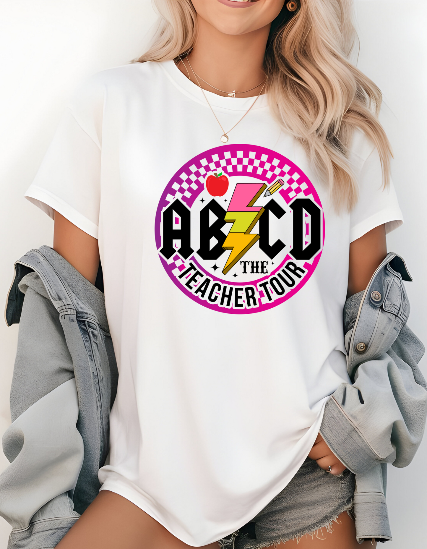 ABCD Rock Teacher T-Shirt