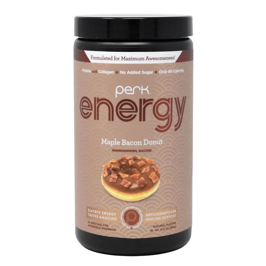 Perk Energy Maple Donut